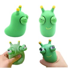 Kncco-Mdt Green Bug Squeeze Toy – Fun, Soft, & Squishy Sensory Toy for Kids & Adults – Perfect for Stress Relief & Sensory Play