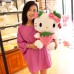 Kncco-Mdt Hello Kitty Plush Toy – Soft & Cuddly Collectible for Kids & Fans – High-Quality Plush with Adorable Hello Kitty Design